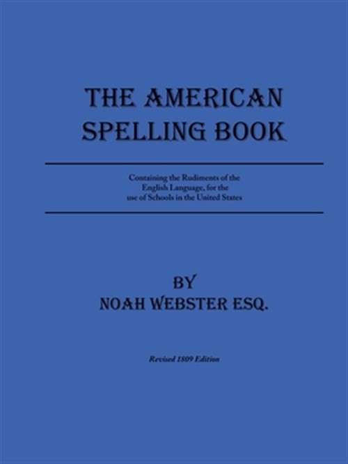 The American Spelling Book, Like New Used, Free shipping in the US