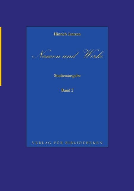 Jantzen – Namen und Werke 2 – New paperback or softback – X555z
