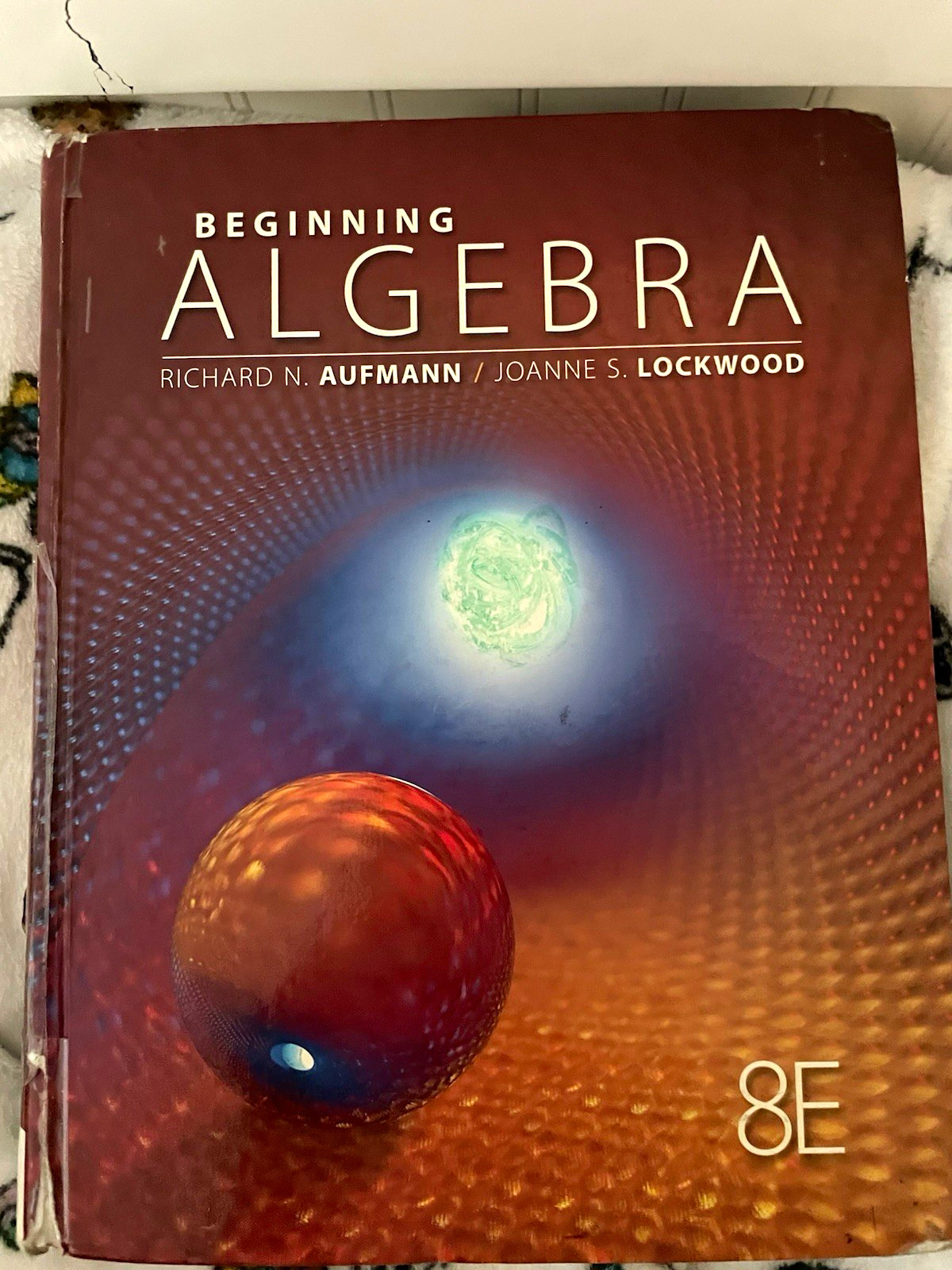 Beginning Algebra 8th Ed Textbook HC 2011 Aufmann Lockwood Brooks/Cole