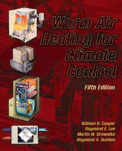 Warm Air Heating for Climate Control by William B Cooper