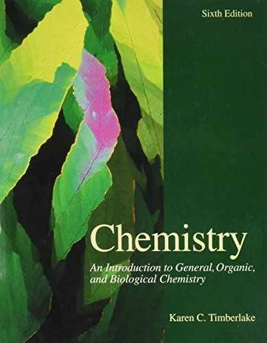 Chemistry: An Introduction to – Hardcover, by Timberlake Karen C. – Very Good