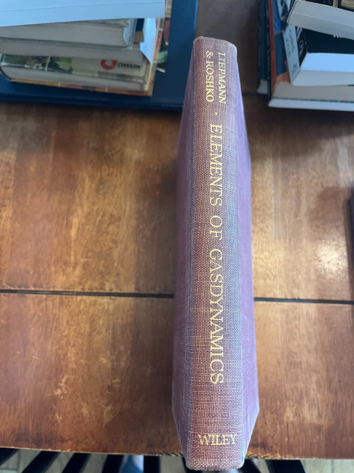 Elements of Gasdynamics By H.W. Liepmann & A. Roshko Hardcover Book 1957