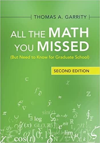 All the Math You Missed PAPERBACK 2021 by Thomas A. Garrity
