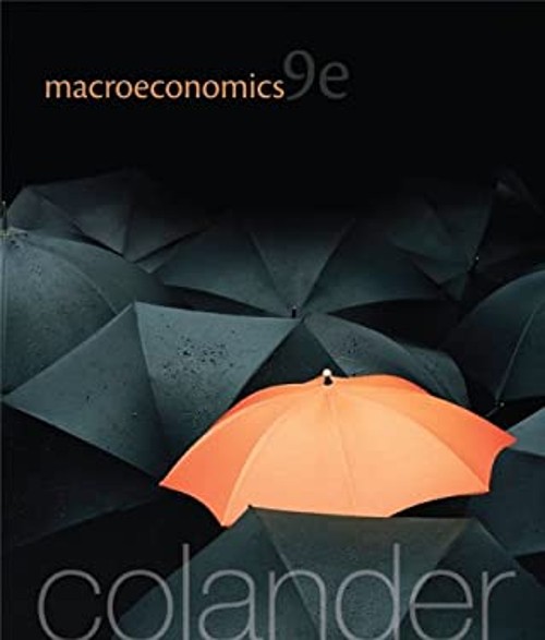 Macroeconomics Paperback David C. Colander