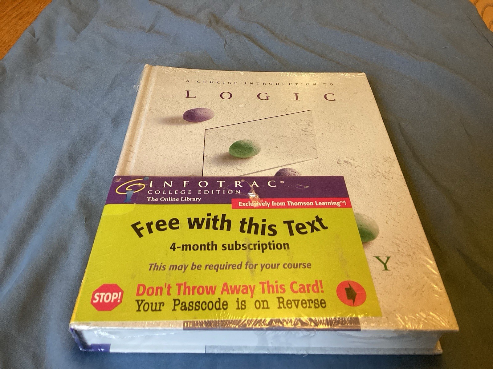 A Concise Intro To Logic Book & Hurleys Logic CD-ROM – NEW Sealed