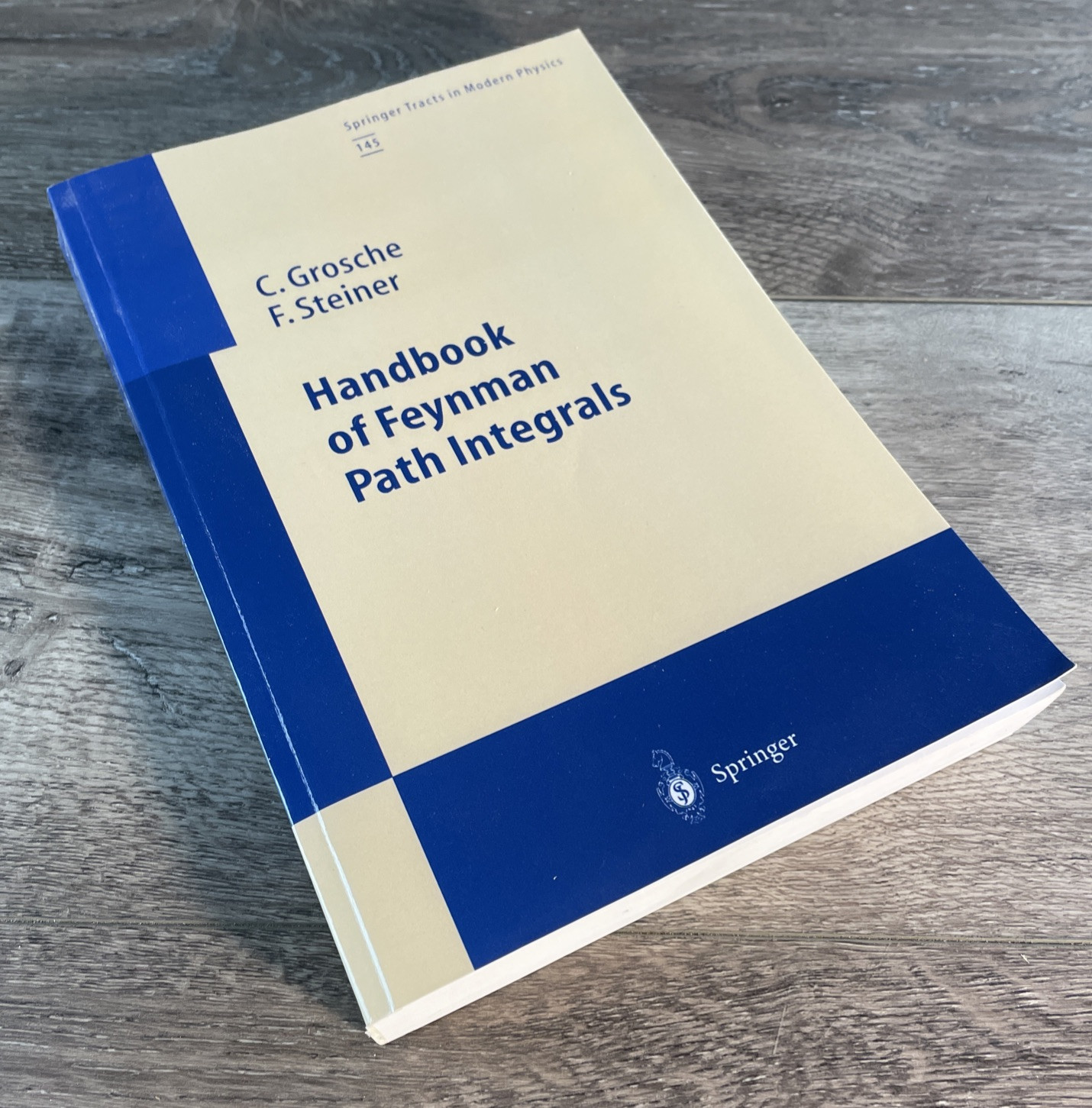 Handbook of Feynman Path Integrals By C. Grosche F. Steiner Modern Physics MINT