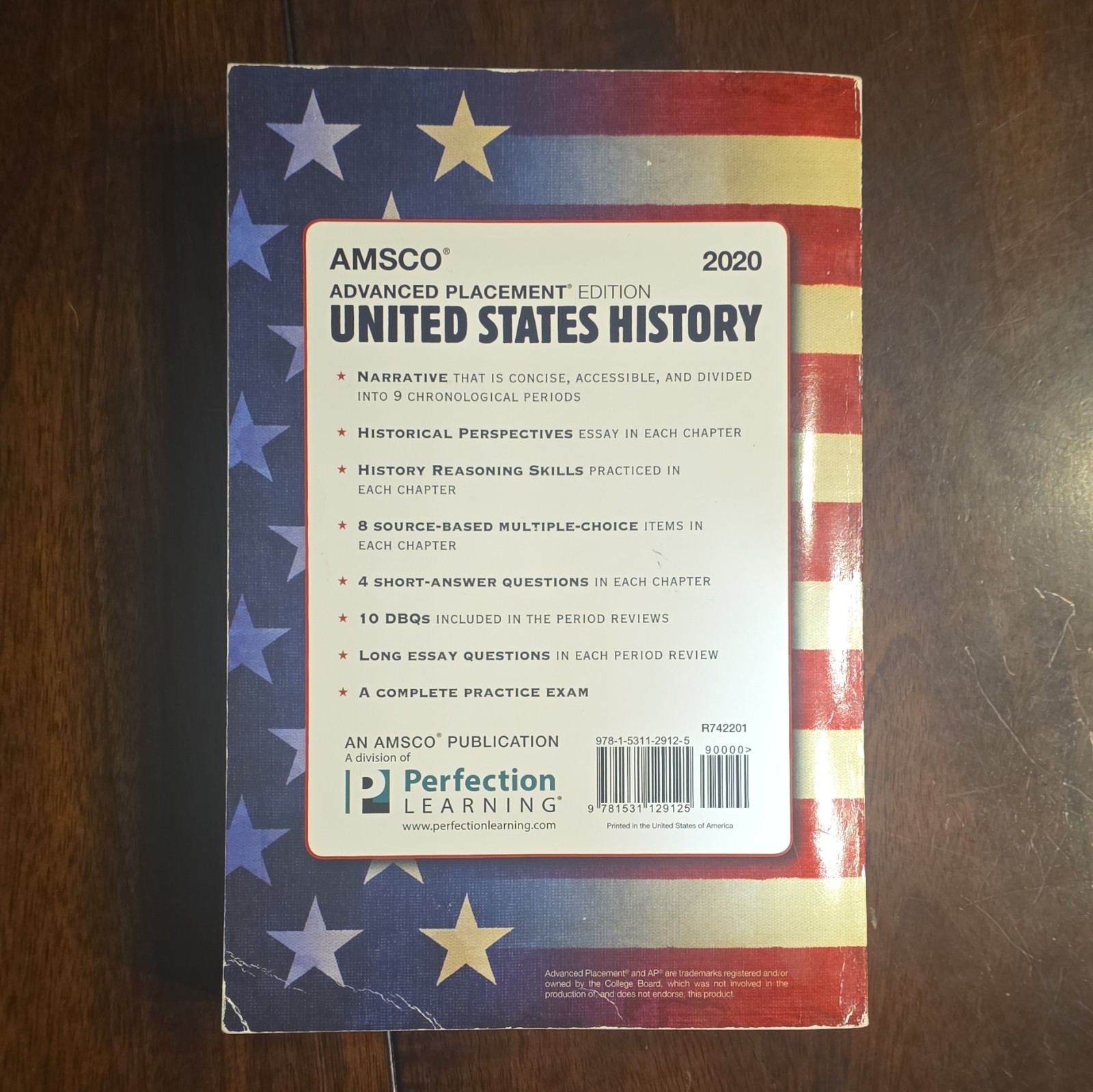 AMSCO AP U.S. History 2020 Paperback Newman/Schmalbach Perfection R742201