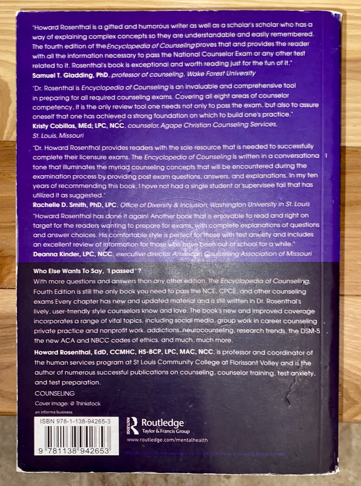Encyclopedia of Counseling : Master Review and Tutorial for the National…