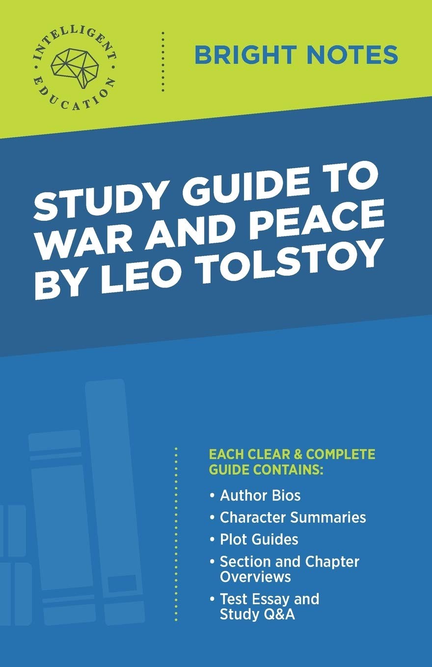 Study Guide to War and Peace by Leo Tolstoy (Bright Notes) – paperback Intel…