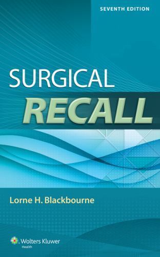 Surgical Recall, Blackbourne, Lorne H., Book