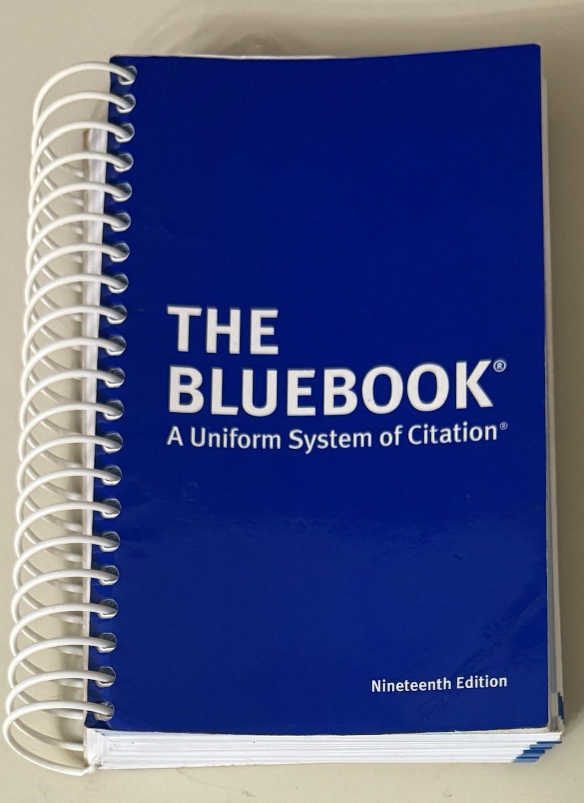 The Bluebook: A Uniform System of Citation – Spiral-bound 19th edition