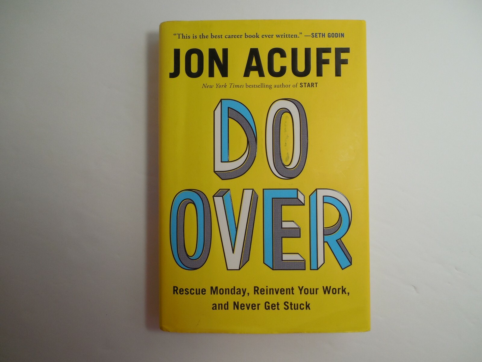 Do Over by Jon Acuff, 2015, 1st Ed, 1st Printing, Signed, Like New
