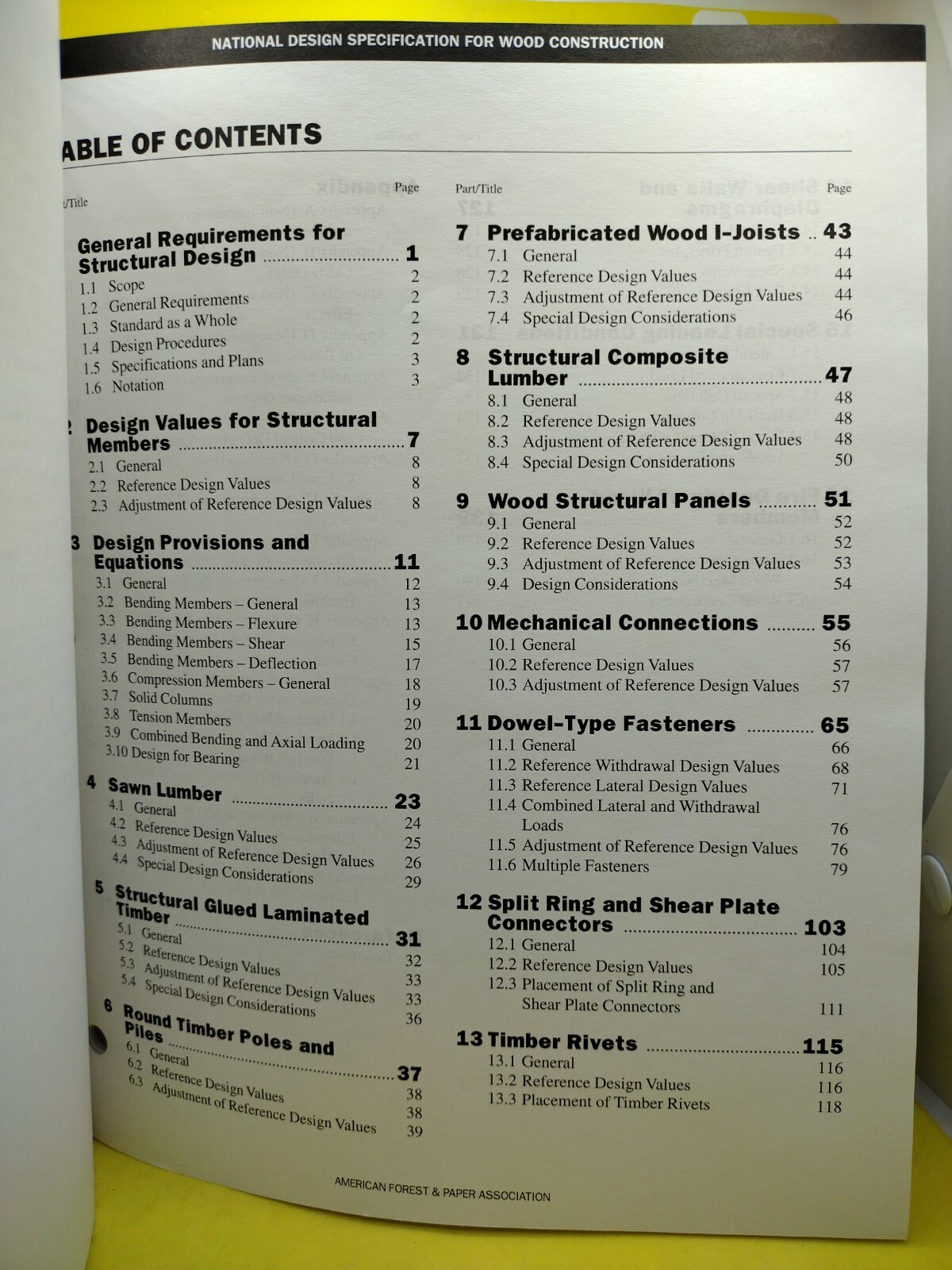 NATIONAL DESIGN SPECIFICATION (NDS) FOR WOOD CONSTRUCTION ASD/LRFD