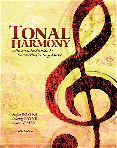 Bound for Workbook for Tonal Harmony Kostka, Stefan; Dorothy Payne and Byron Alm