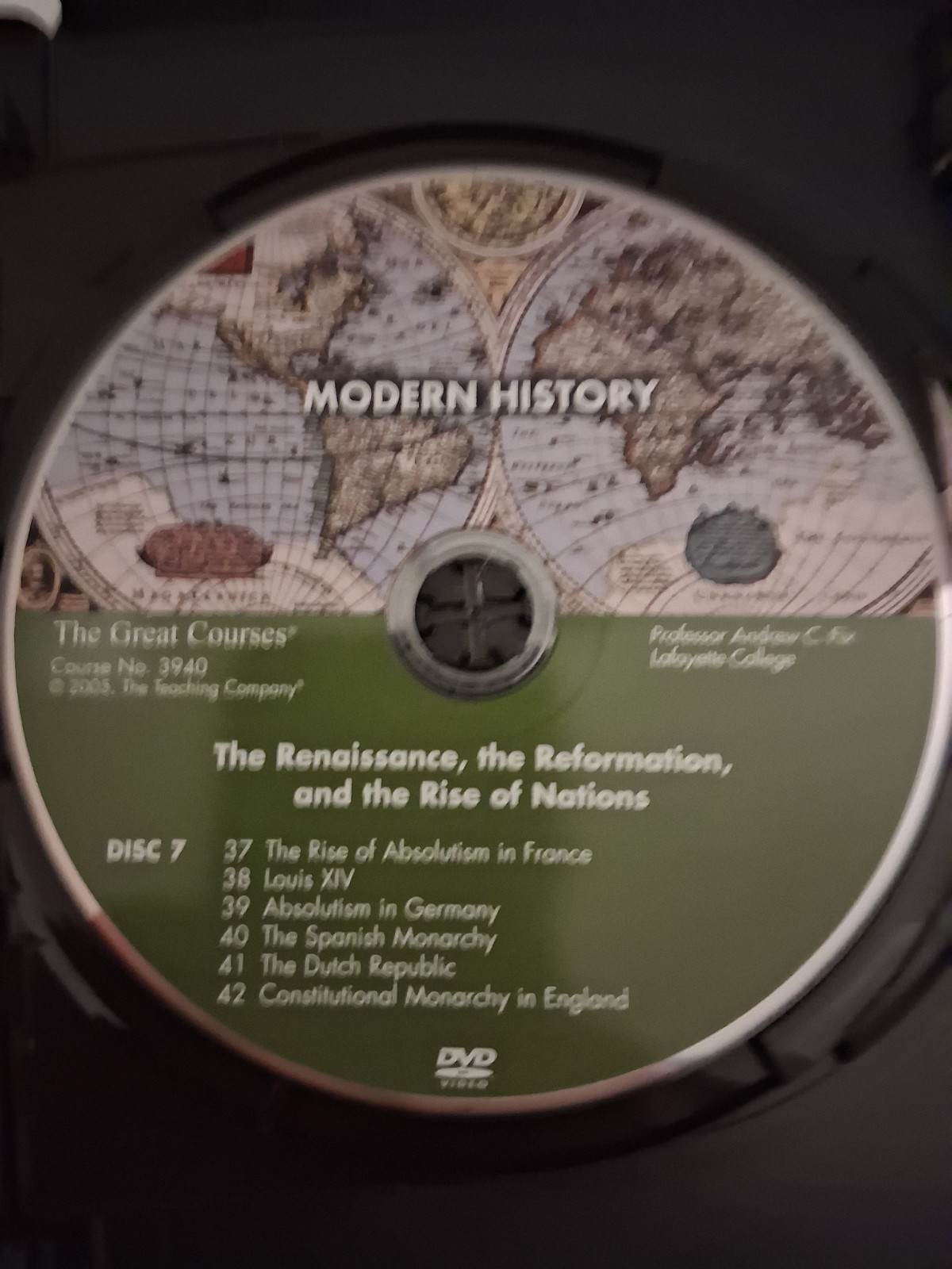 Great Courses The Renaissance the Reformation & the Rise of Nations DVD Set/Book