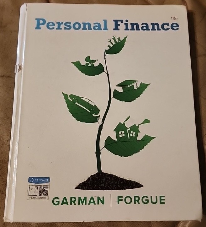 Personal Finance by Raymond Forgue and E. Thomas…