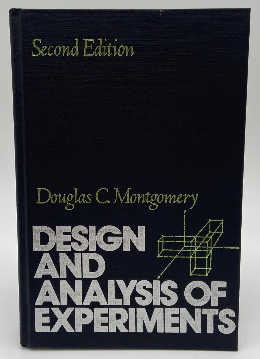 Design & Analysis of Experiments Hardcover Book by Douglas C. Montgomery, 2nd Ed