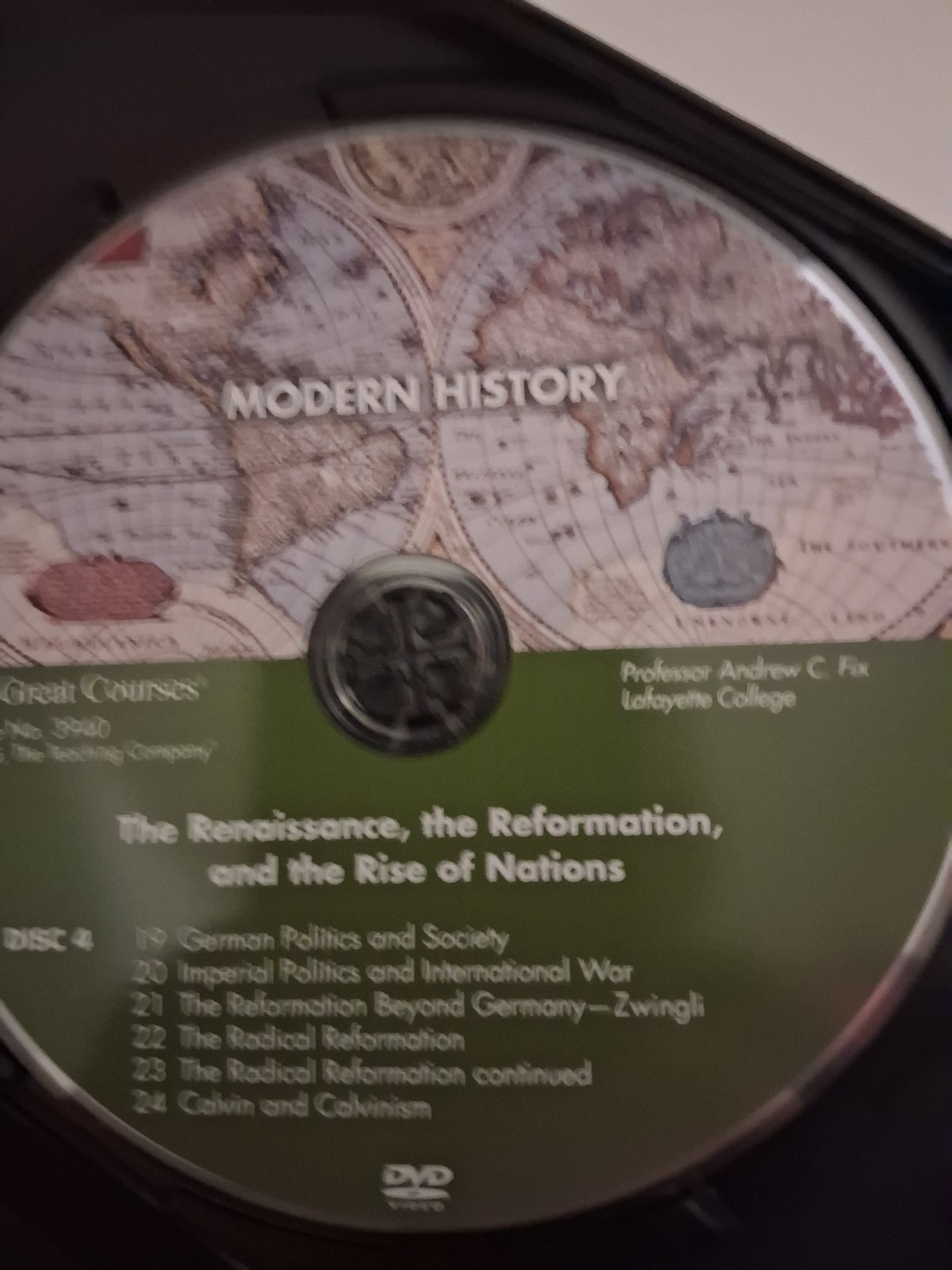 Great Courses The Renaissance the Reformation & the Rise of Nations DVD Set/Book