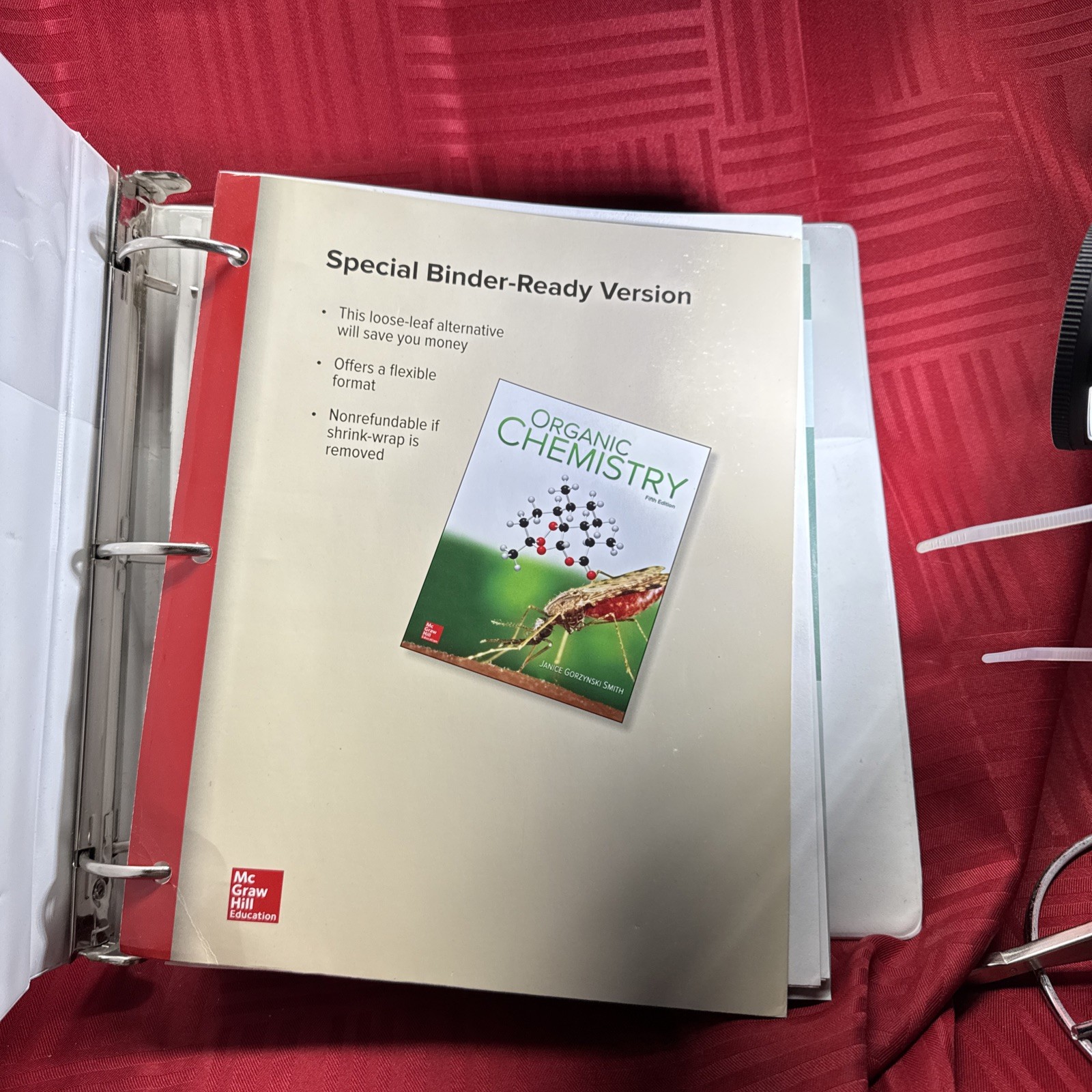 Loose Leaf for Organic Chemistry by Janice Gorzynski Smith (2016, Ringbound)