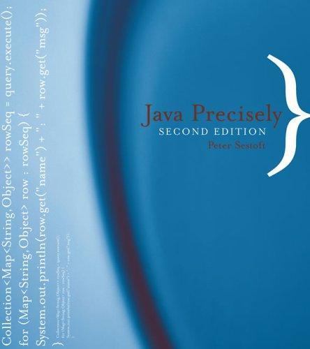 Java Precisely (MIT Press) Peter Sestoft paperback Used – Good