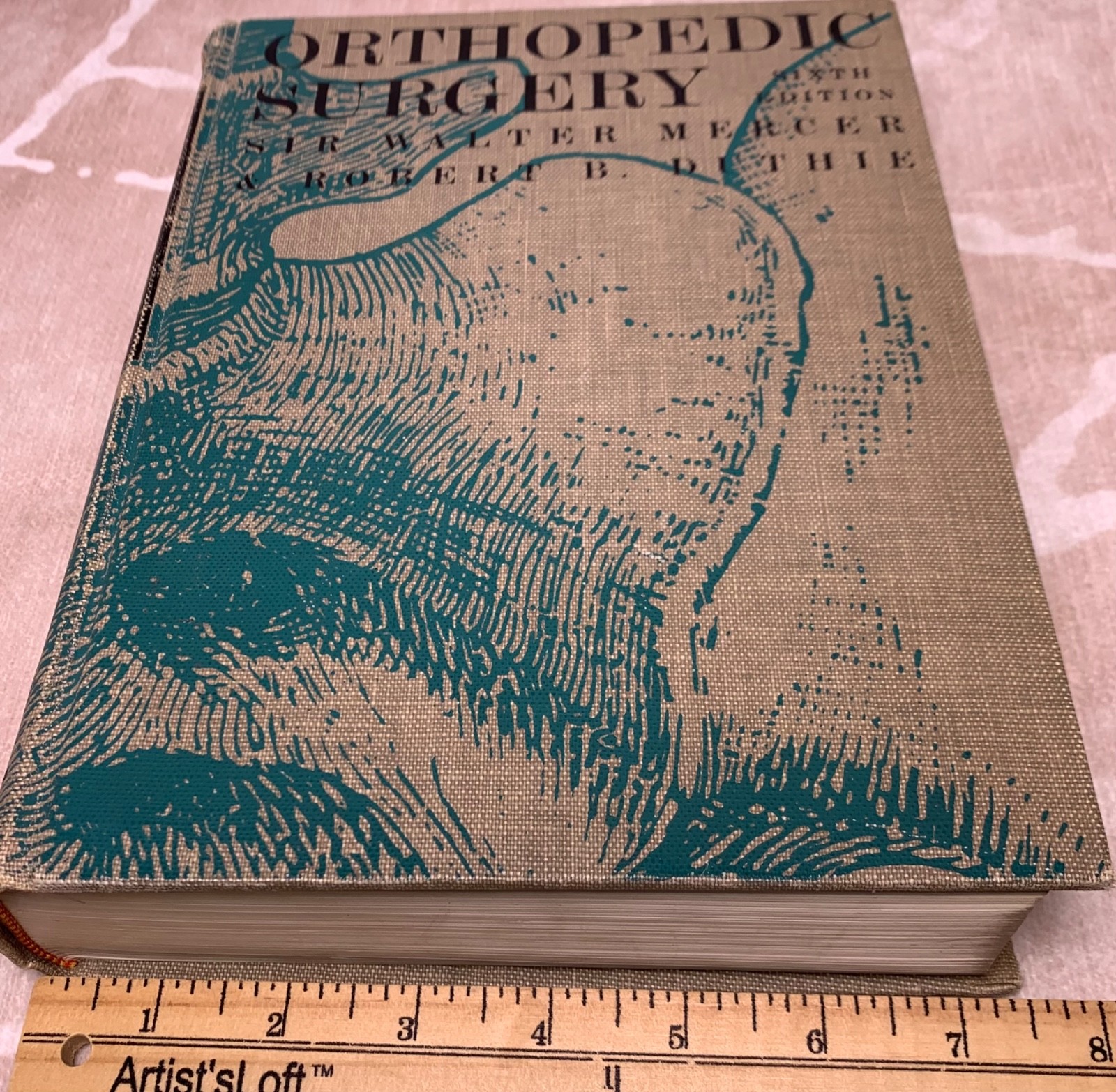 Mercer’s Orthopedic Surgery VTG 1964 Mercer Duthie 6th Ed. Medical Textbook Rare
