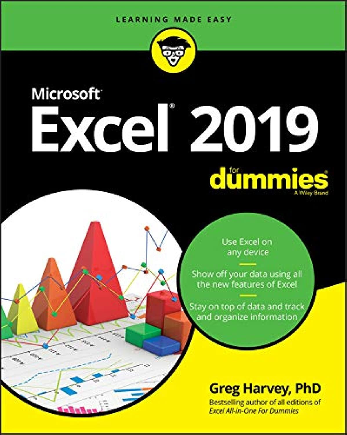 Excel 2019 For Dummies – paperback Harvey, Greg