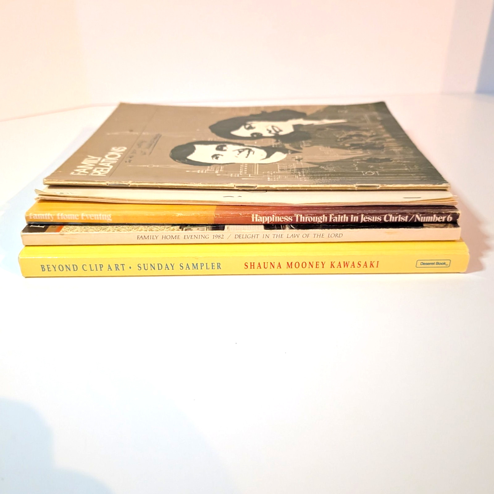 Vintage LDS Booklet Lot of 5, Family Home Evening, Family Relations, Friendship