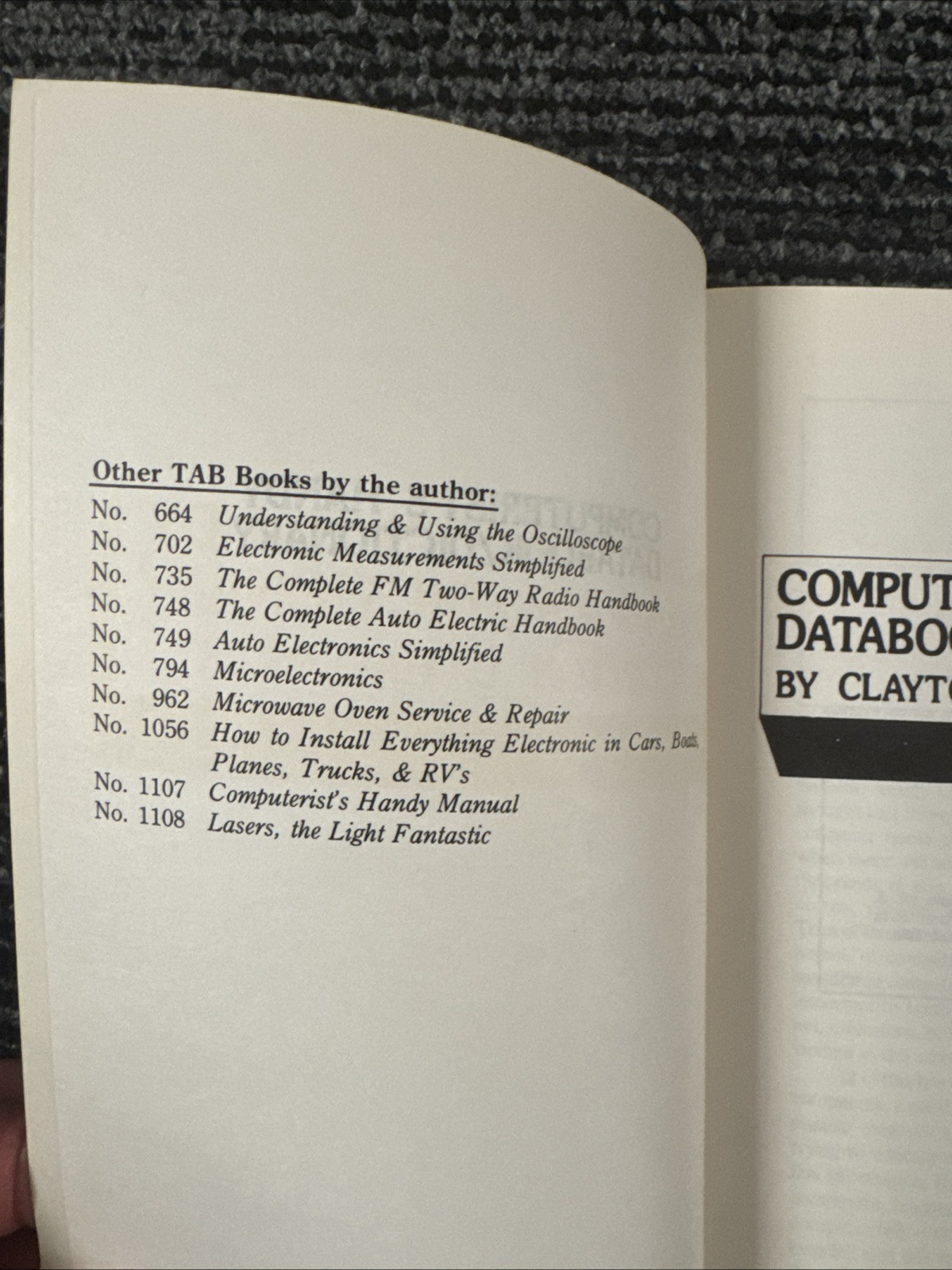 Computerist’s Handy Databook/Dictionary – Vintage 1979