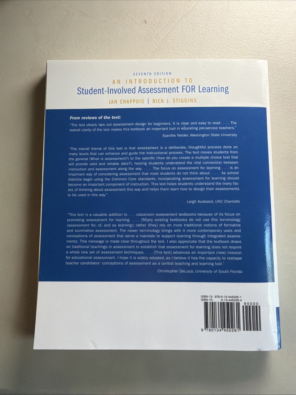 An Introduction to Student-Involved Assessment for Learning Seventh Edition