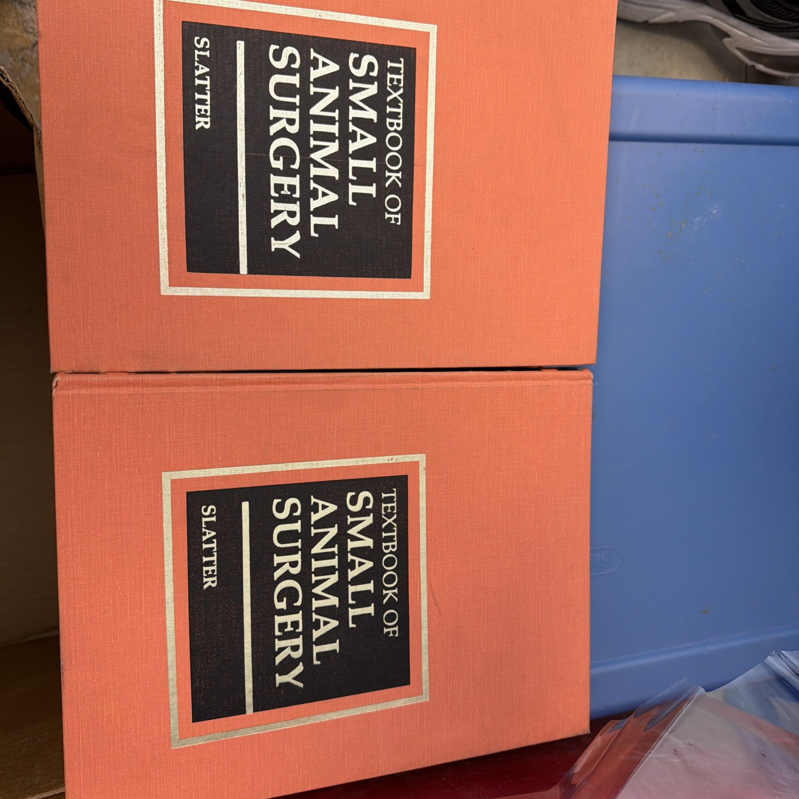 VTG. 1985 TEXTBOOK OF SMALL ANIMAL SURGERY VOL. 1 & 2 HARDCOVER DOUGLAS SLATTER
