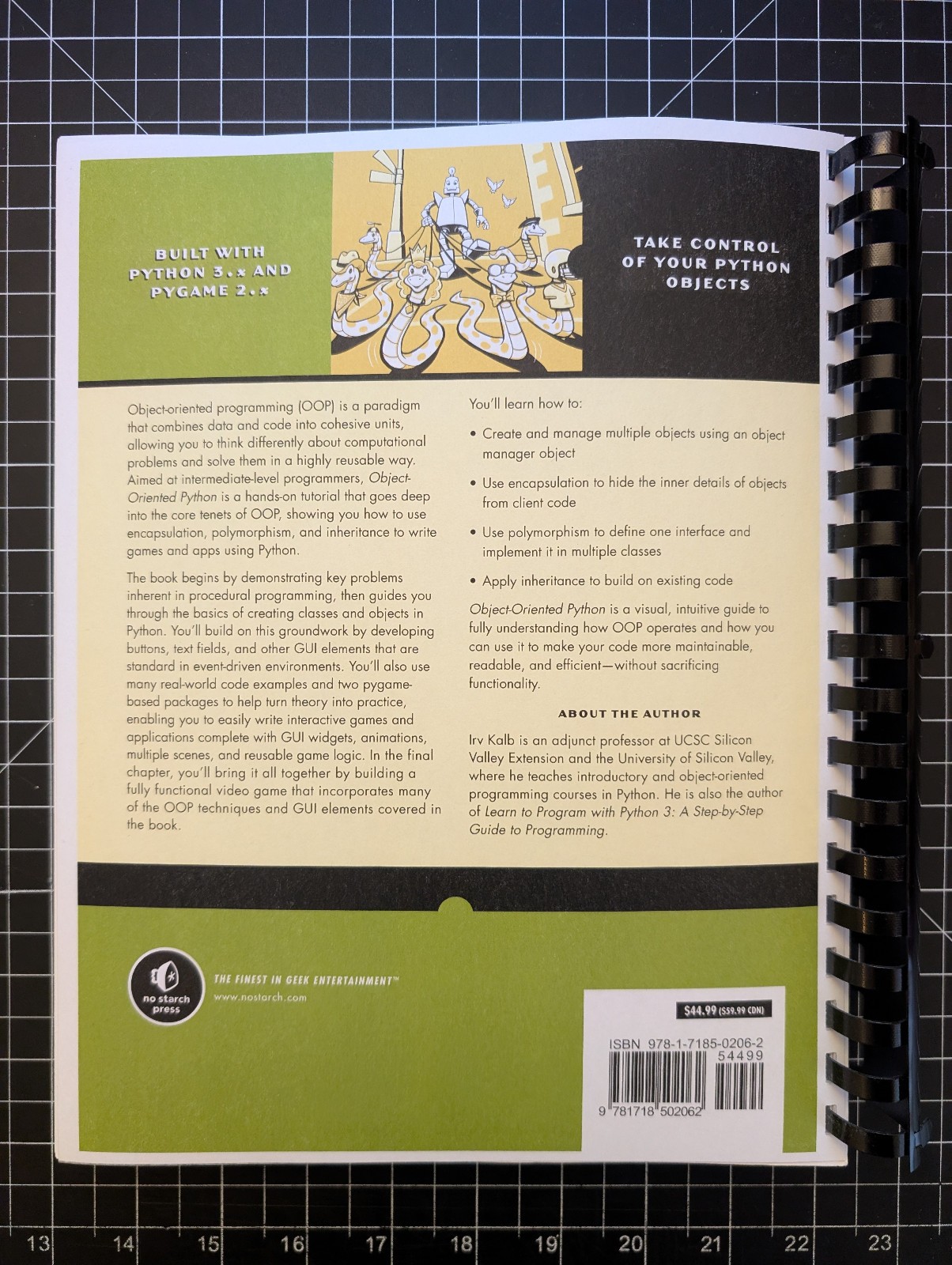 Object-Oriented Python – Master OOP by Building Games By Irv Kalb [Comb Bound]