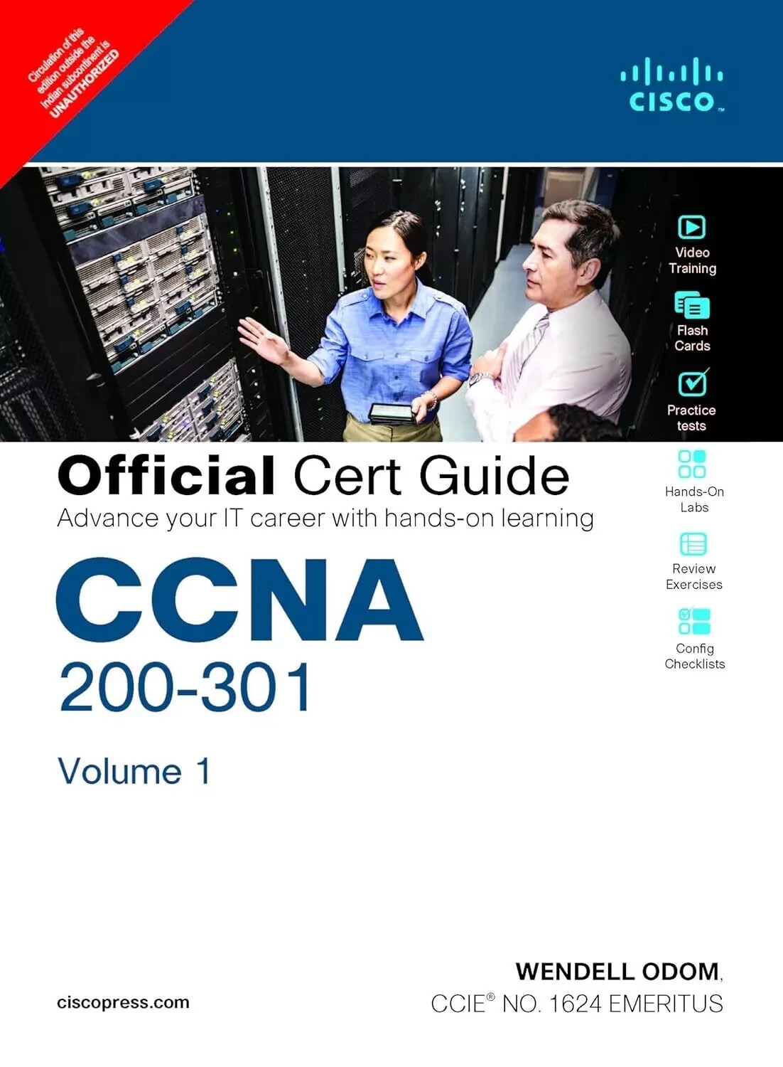 New: CCNA 200-301 Official Cert Guide, Volume 1 By Wendell Odom (Paperback)