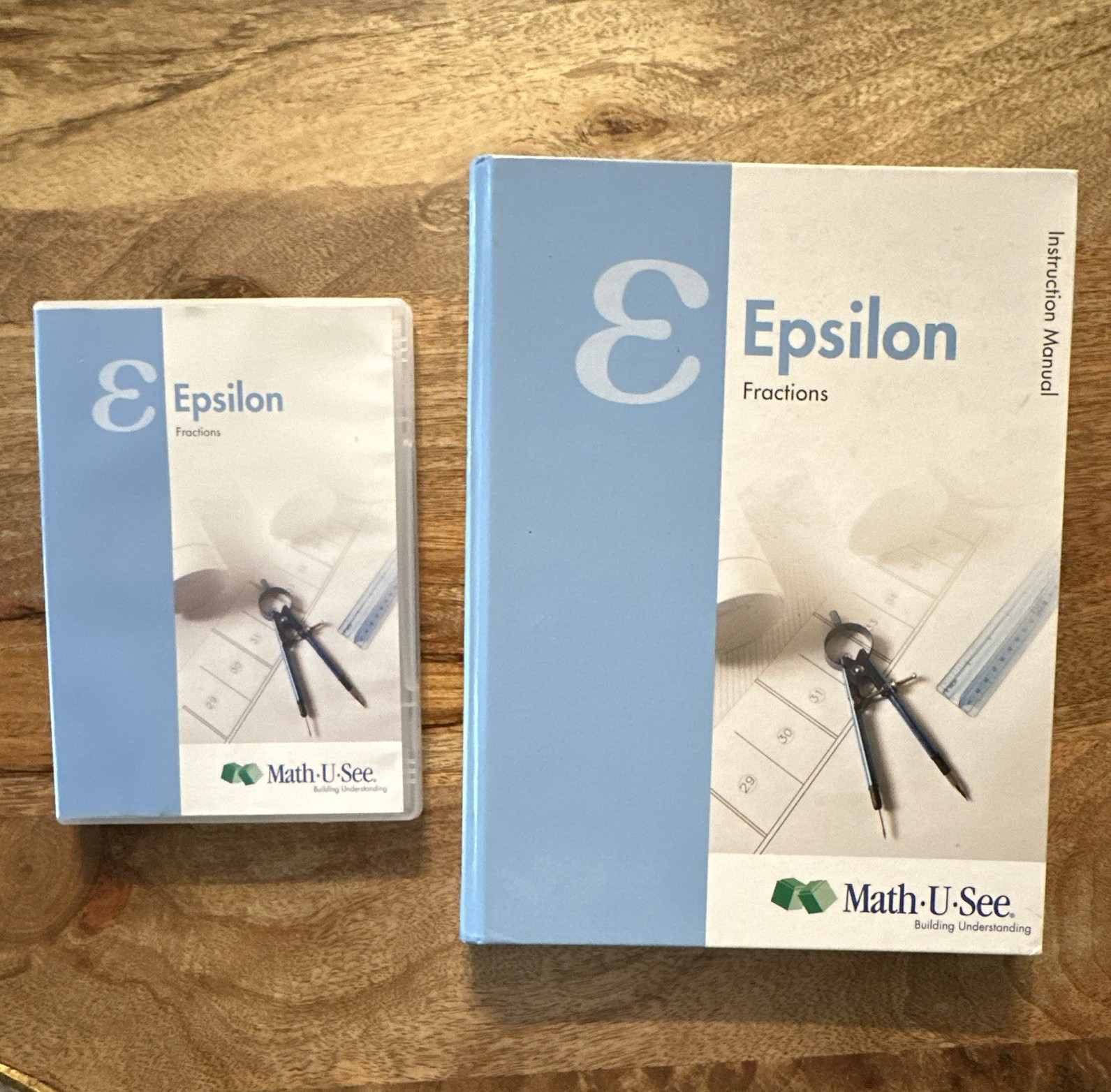 Math-U-See Epsilon Fractions Instruction Manual Book + DVD Steven Demme 2012