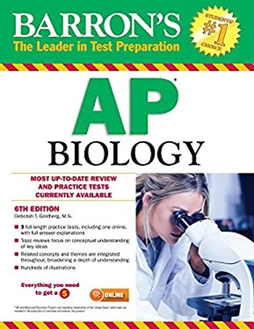 Barron’s AP Biology Paperback Deborah T. Goldberg