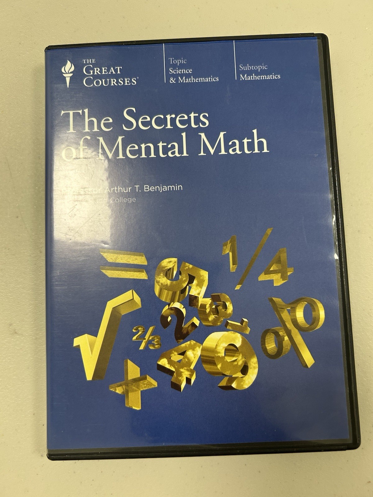 The GREAT COURSES – The Secrets of Mental Math – DVD’s & Guidebook