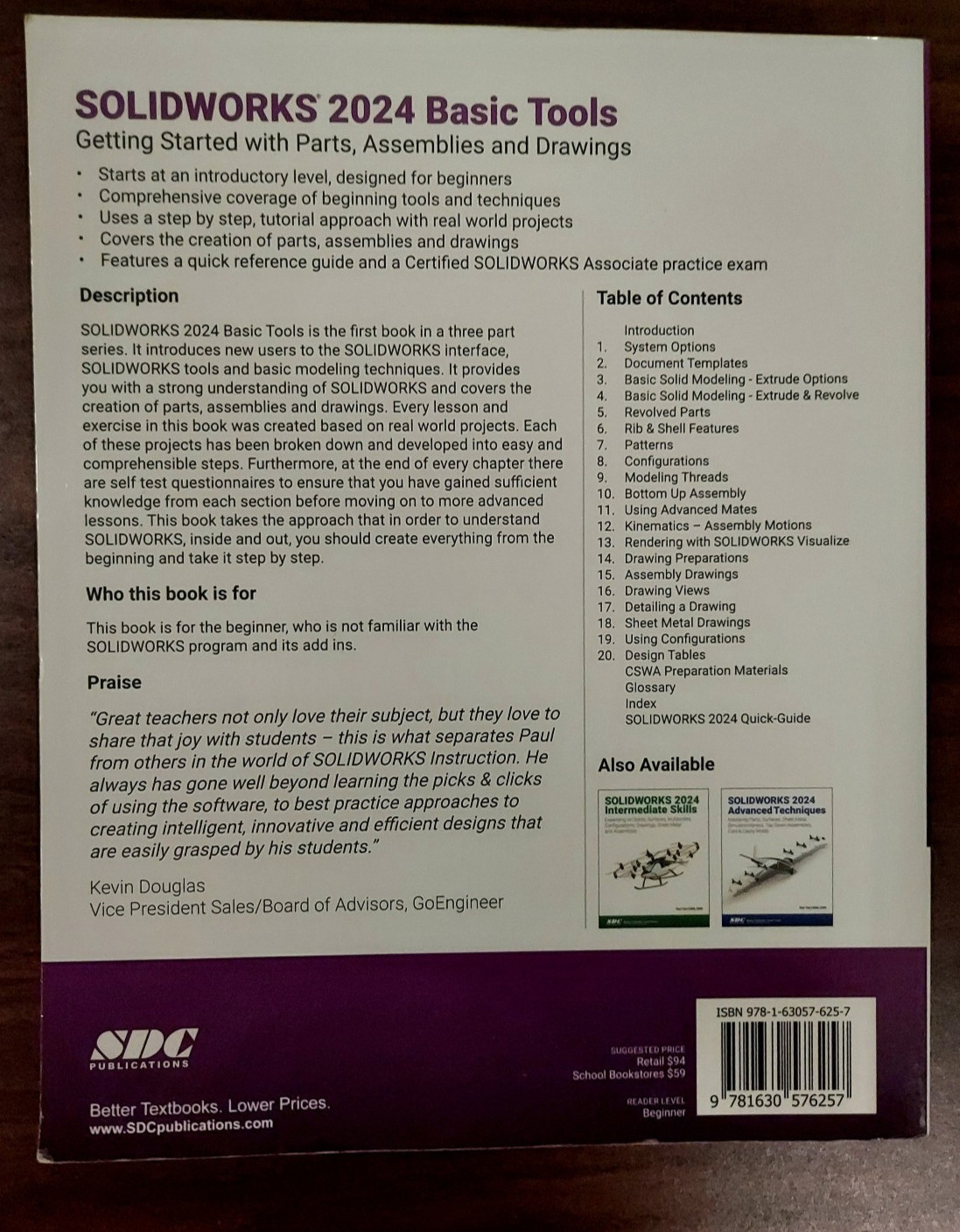 SOLIDWORKS 2024 Basic Tools by Paul Tran CSWE, CSWI