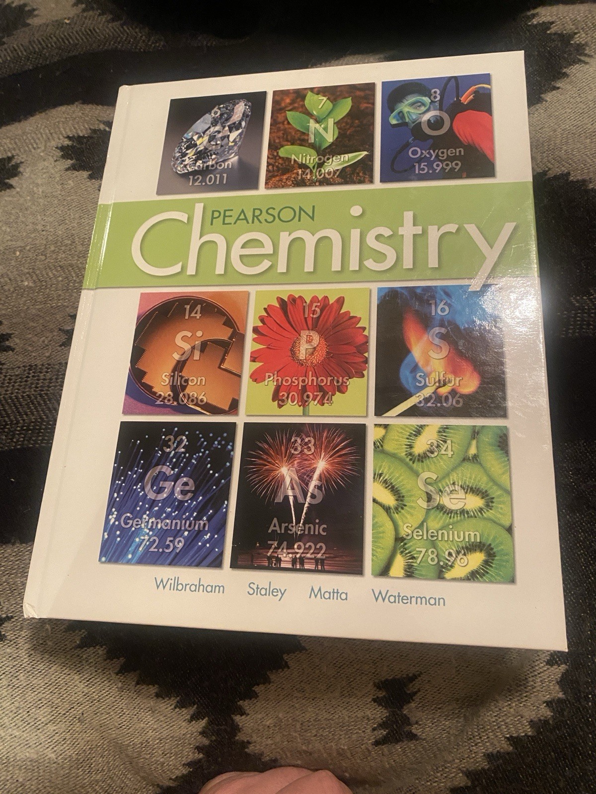 Pearson Chemistry – Hardcover 2017 (Staley, Matta, Waterman, Wilbraham)