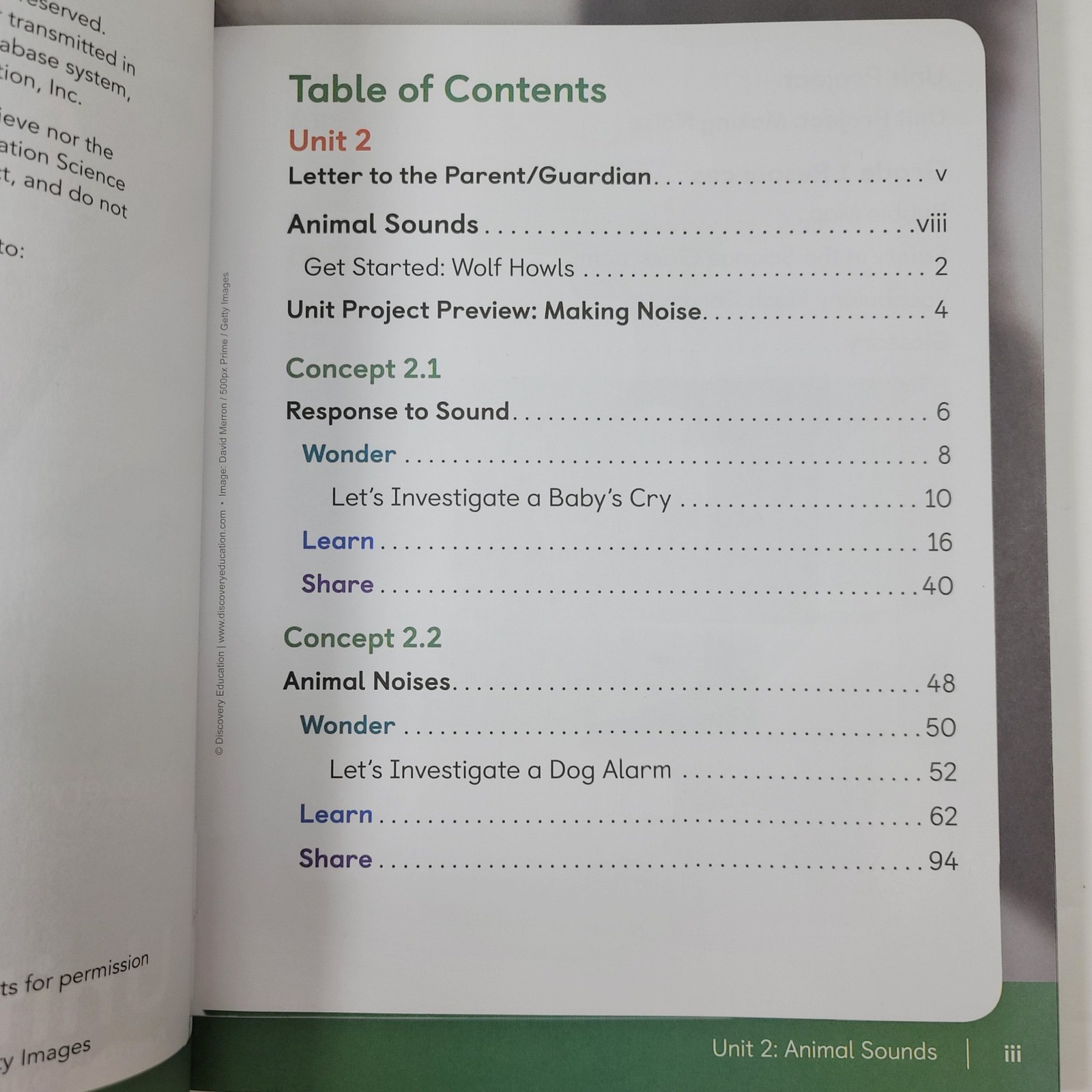 Discovery Education Science Techbook Grade 1 Student Edition Unit 2 & 3 Set