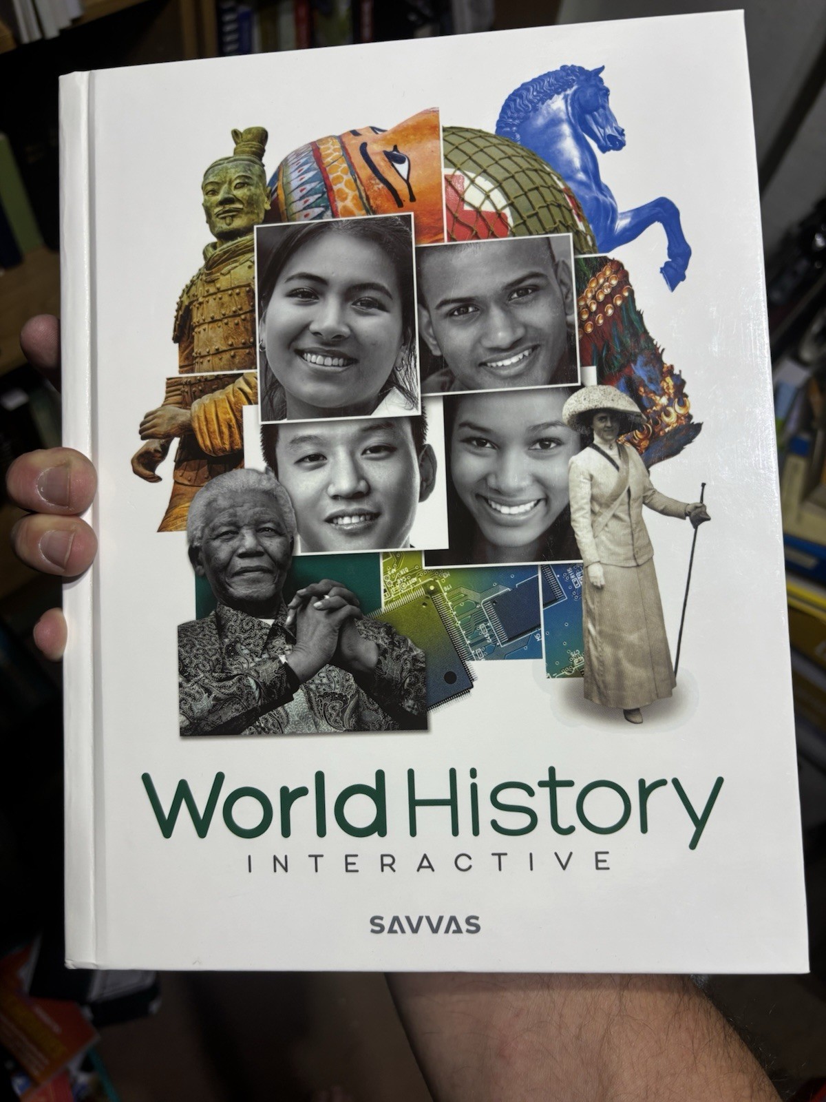 World History Interactive Textbook by Savvas Student Edition Hardcover 2025