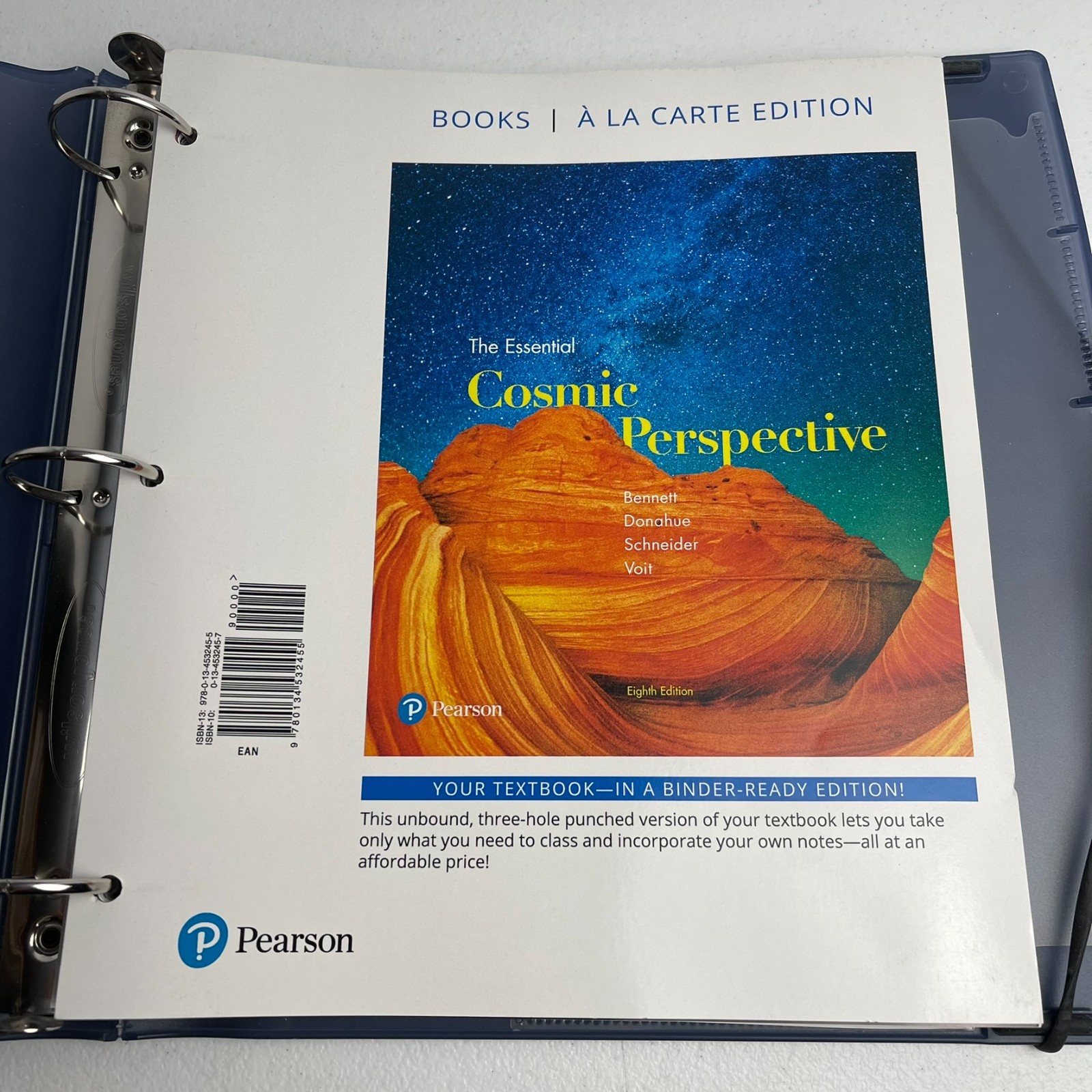 The Essential Cosmic Perspective 8th edition – loose leaf – Bennett