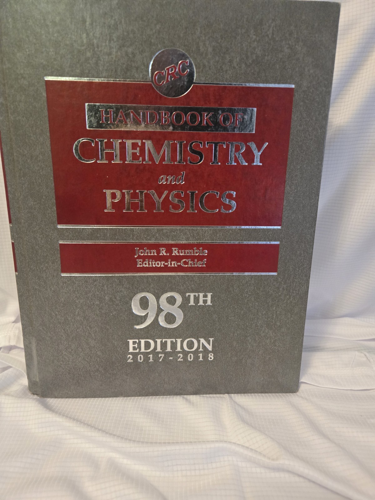 CRC Handbook of Chemistry and Physics, 98th Edition by John Rumble (2017,…