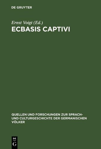 Ecbasis captivi (Hardback)