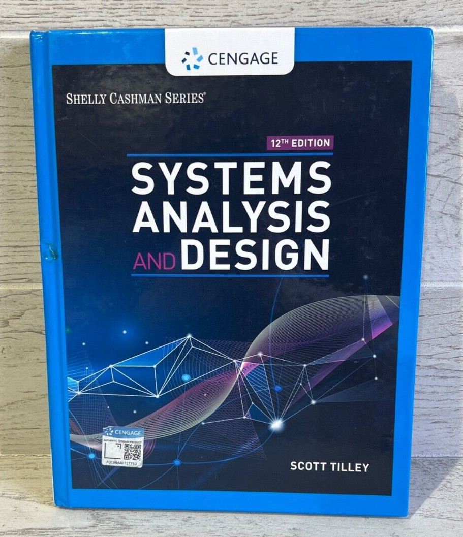 Systems Analysis and design Hardcover Book by Scott Tilley