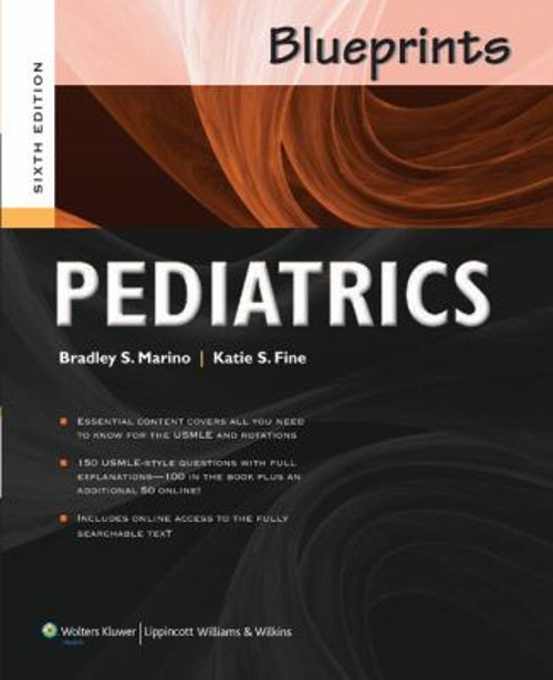Blueprints Pediatrics Paperback Bradley S., Fine, Katie S. Marino
