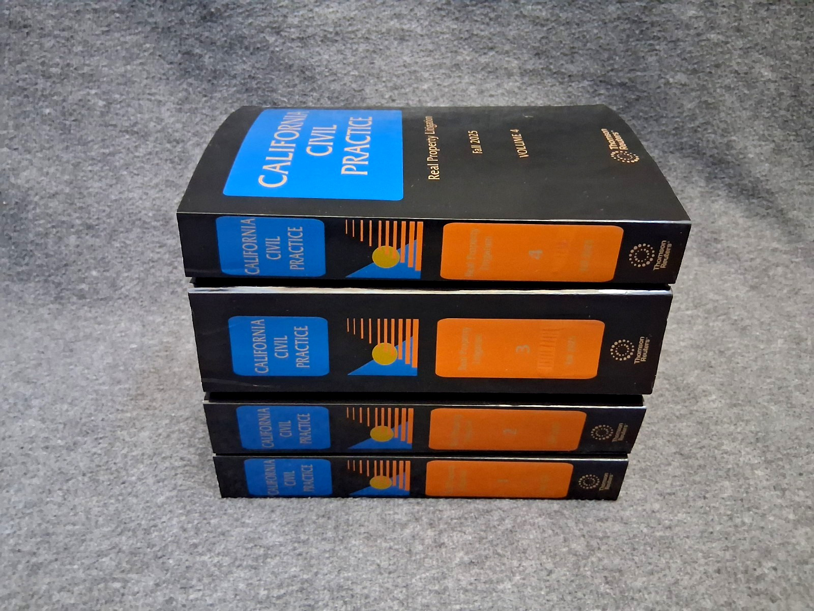 California Civil Practice Real Property Litigation 2025 THOMSON REUTERS Vols 1-4