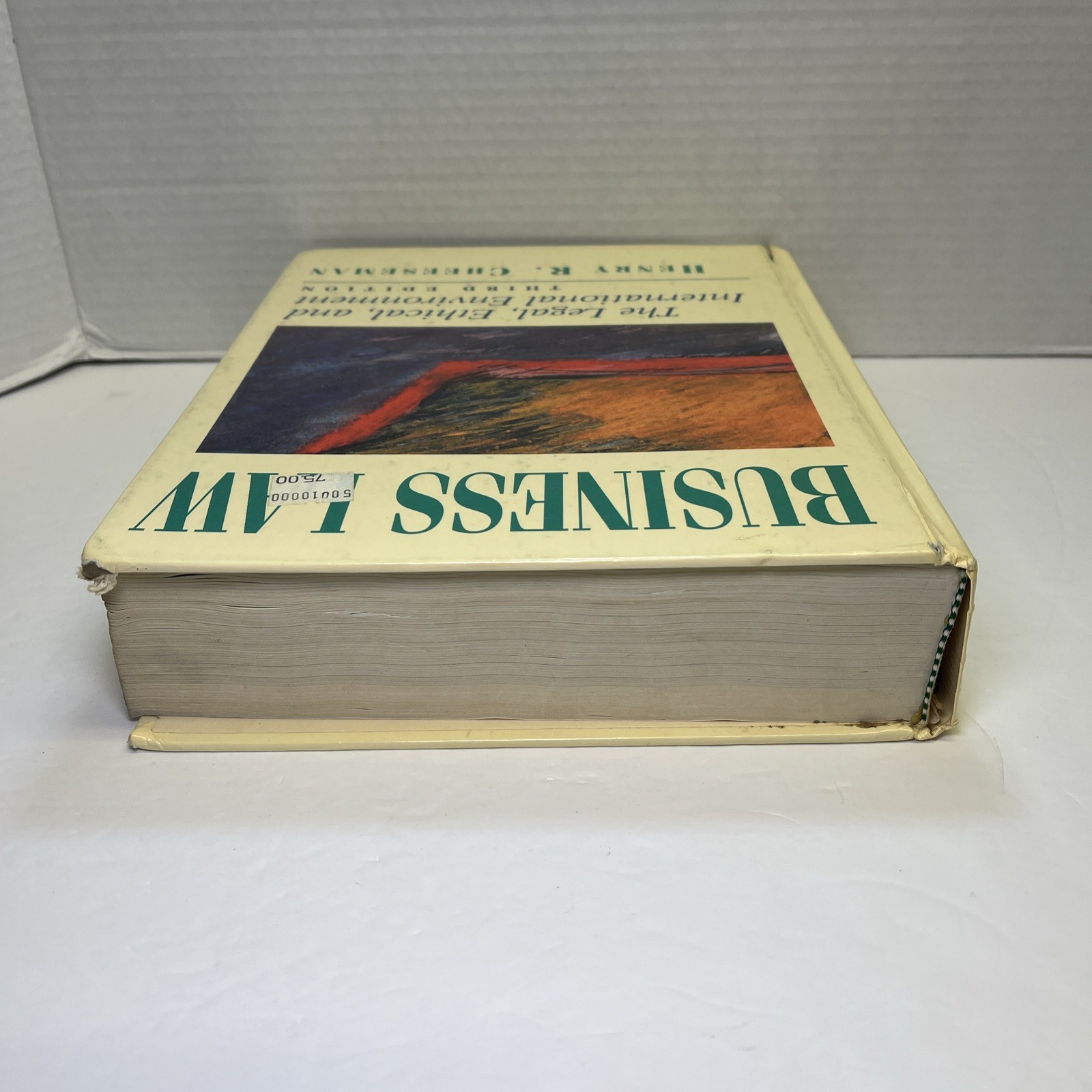 Business Law: The Legal, Ethical, – Hardcover, by Henry R. Cheeseman 1998