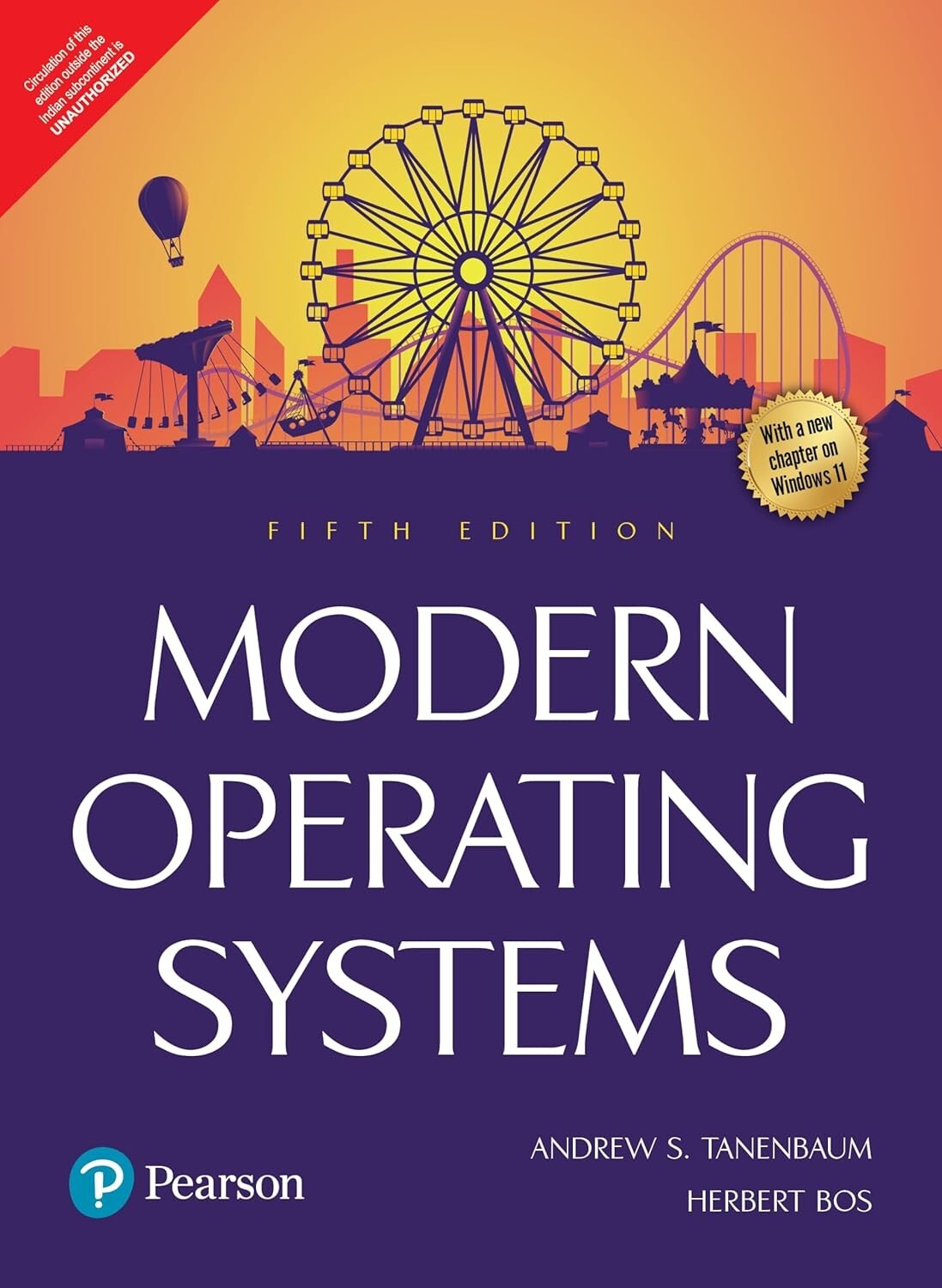 4-7DAYS DELIVERY – Modern Operating Systems by Andrew Tanenbaum, 5TH INT’L ED.