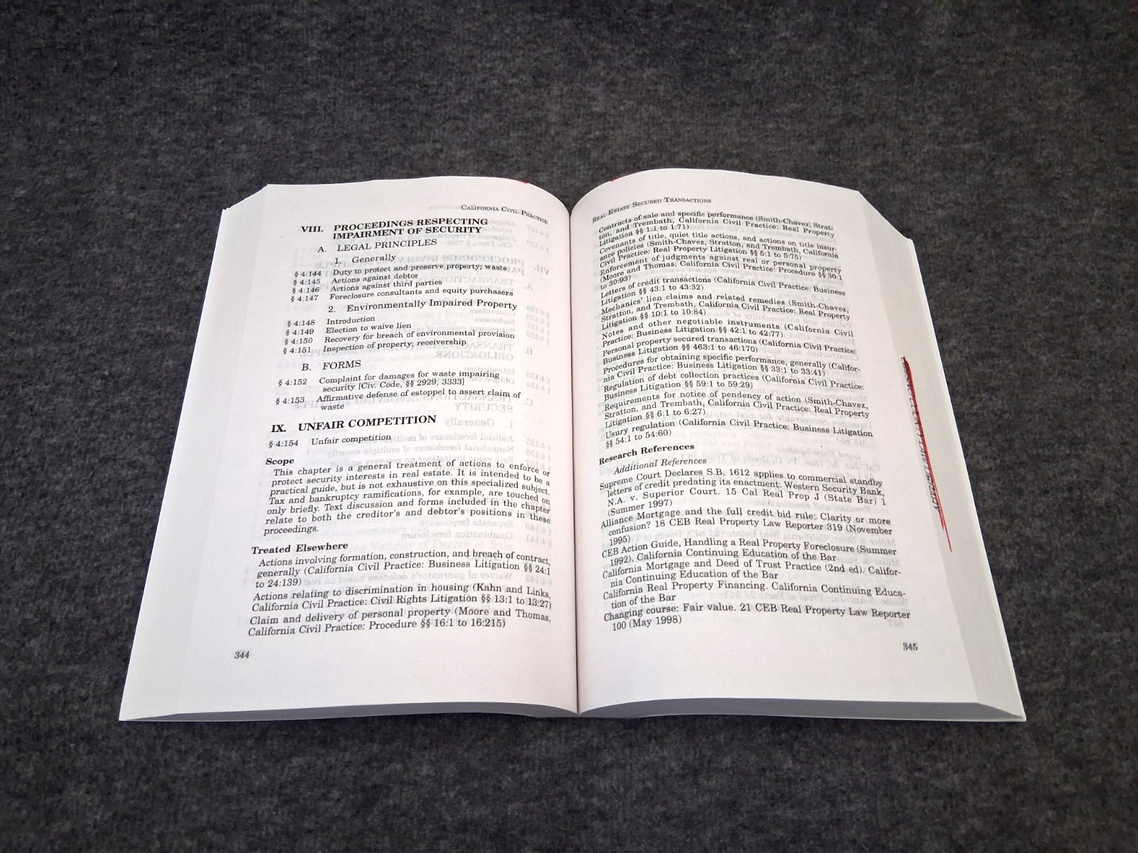 California Civil Practice Real Property Litigation 2025 THOMSON REUTERS Vols 1-4