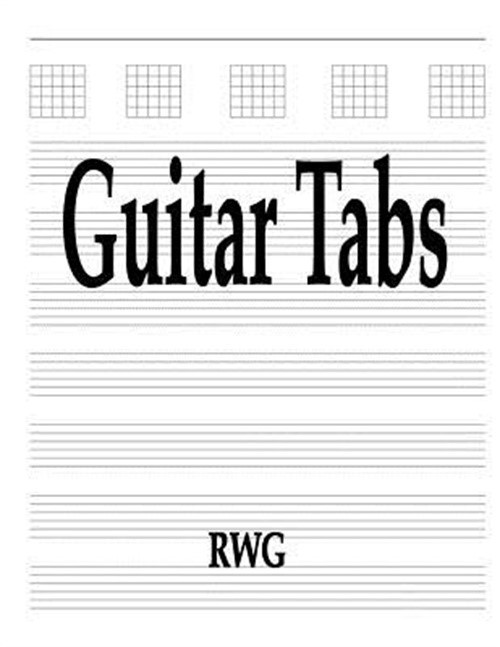 Guitar Tabs: 50 Pages 8.5 X 11 (Paperback or Softback)