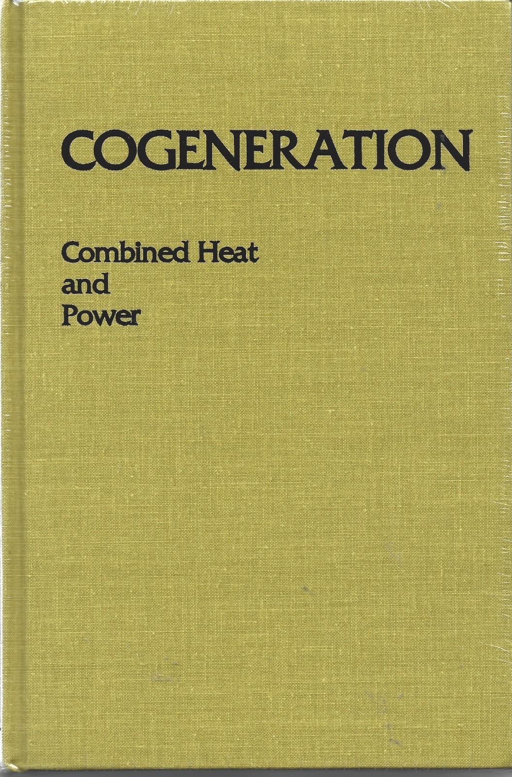 Horlock – Cogeneration – Hardback – 1996 – NEW – SEALED – UK FREEPOST
